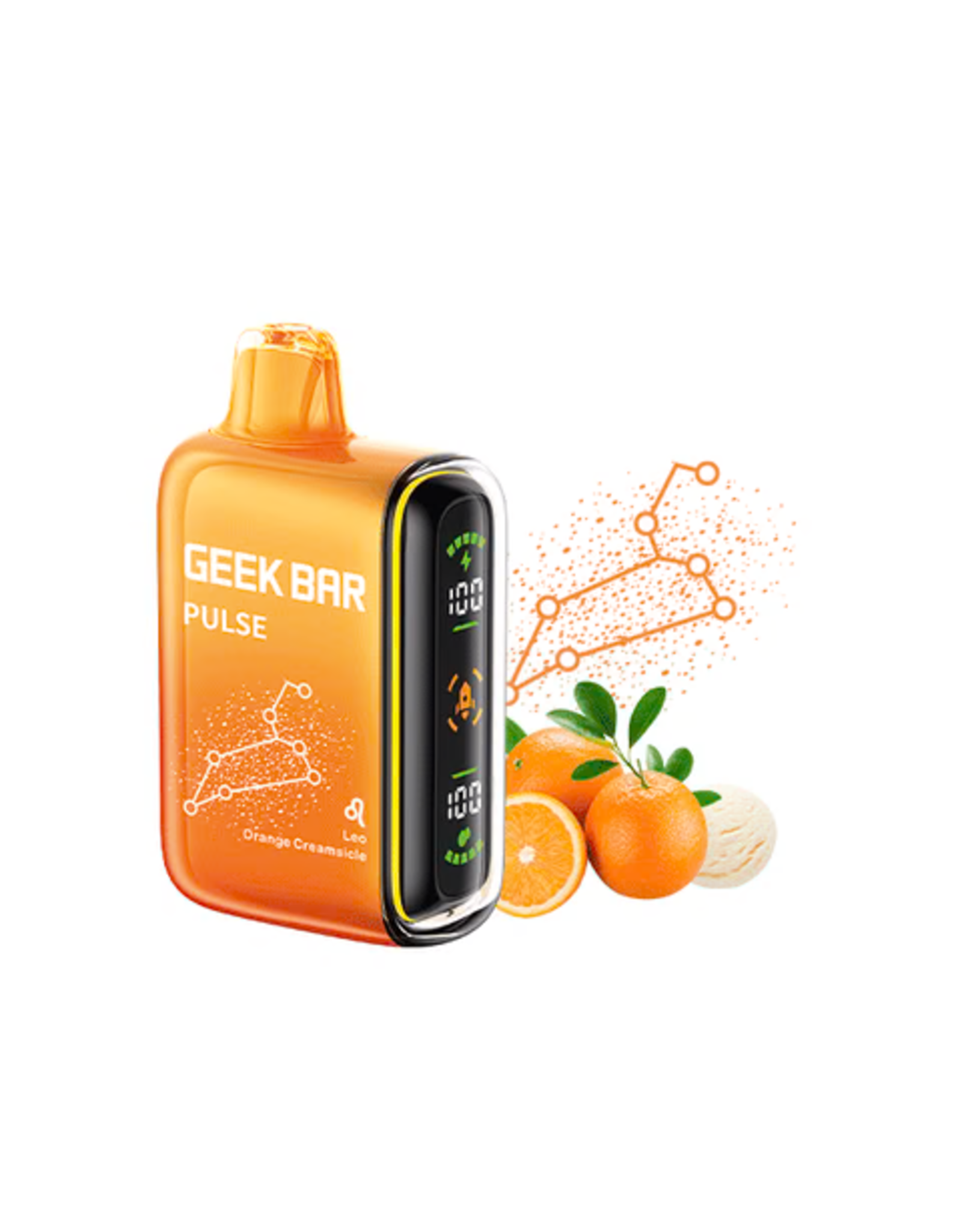 Geek Bar Geek Bar Pulse 10000 Puffs-Orange Creamsicle-5pk Box (Leo)