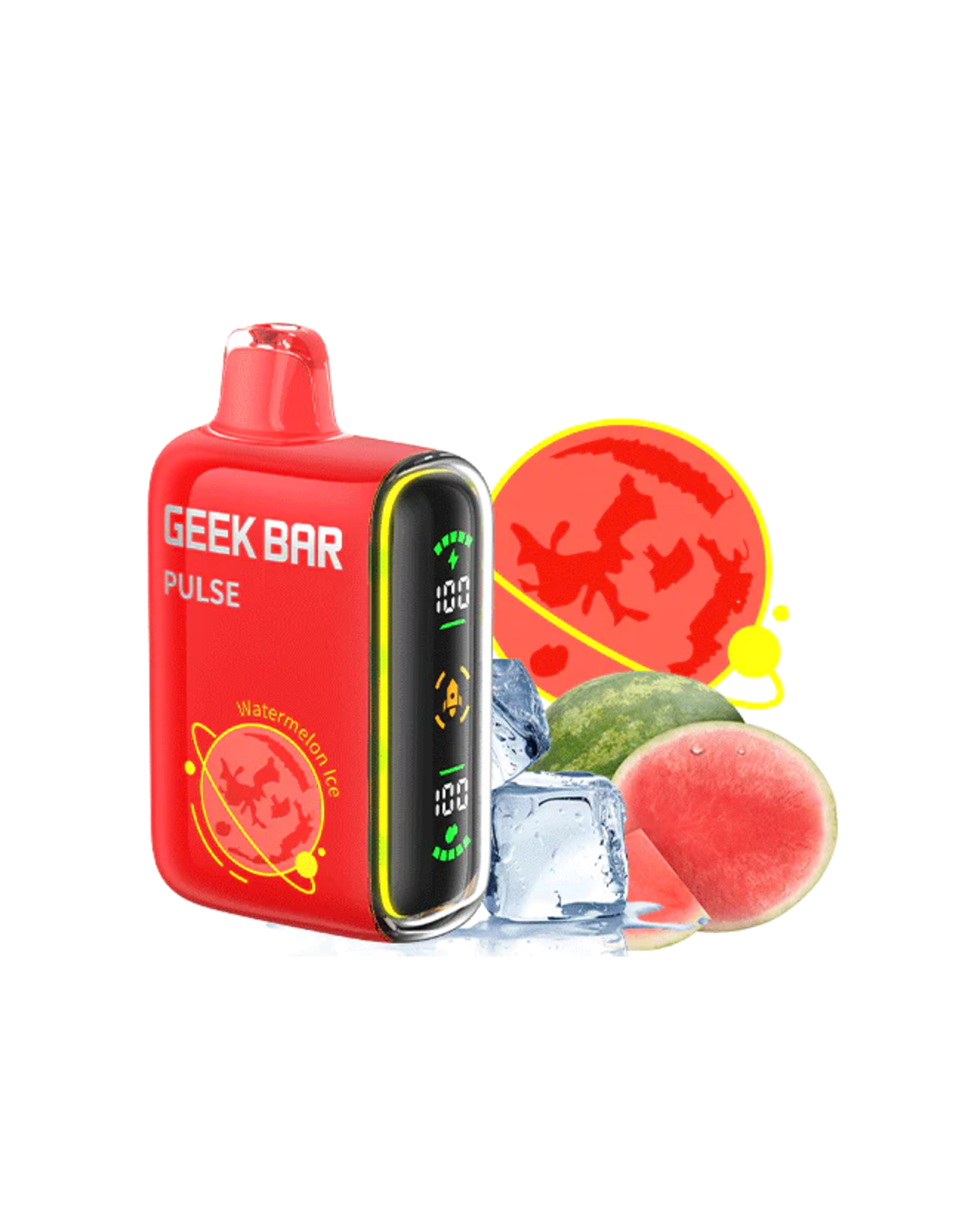 Geek Bar Geek Bar Pulse 10000 Puffs-Watermelon Ice-5pk Box