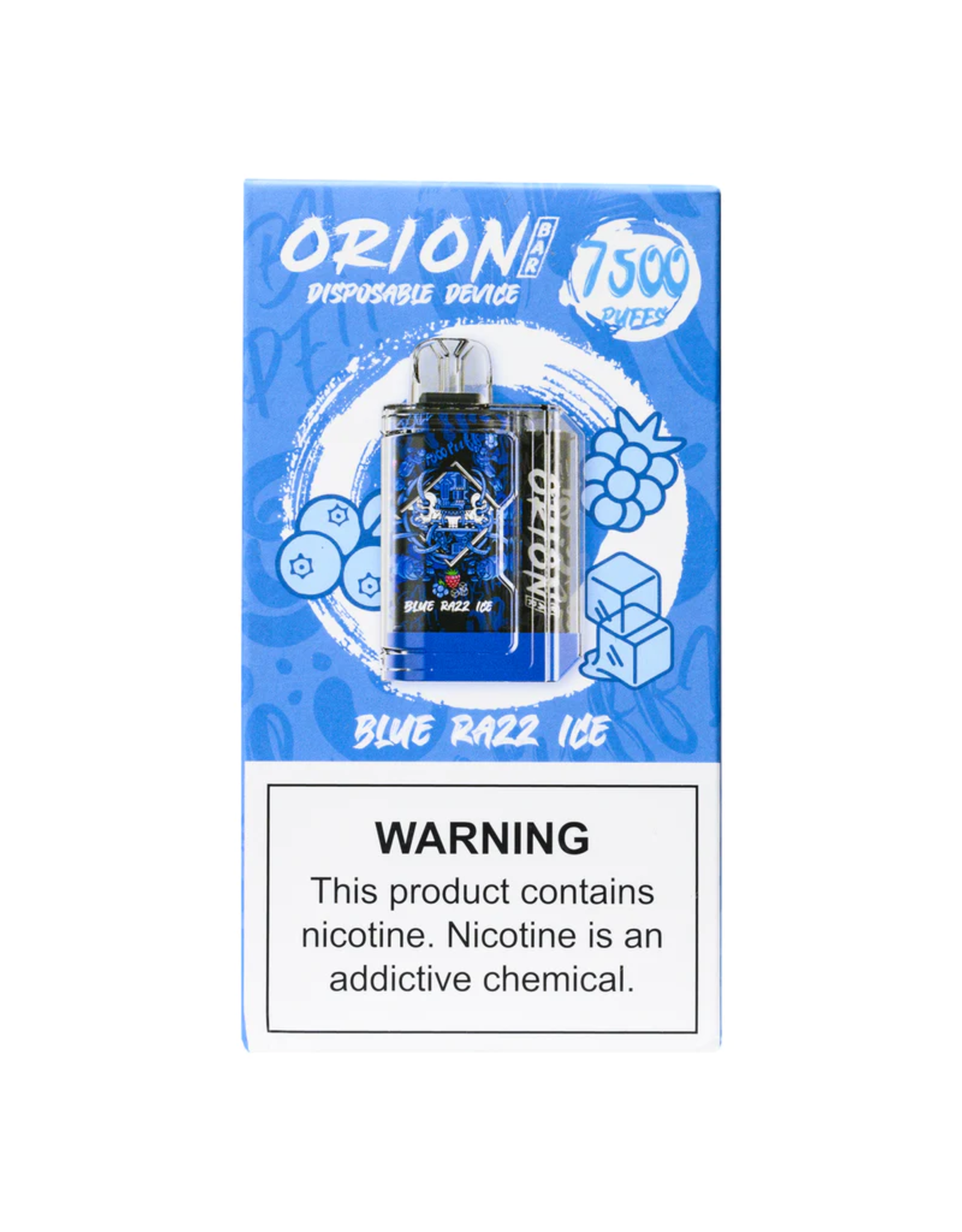 Orion Bar 7500 Puff - Blue Razz Ice