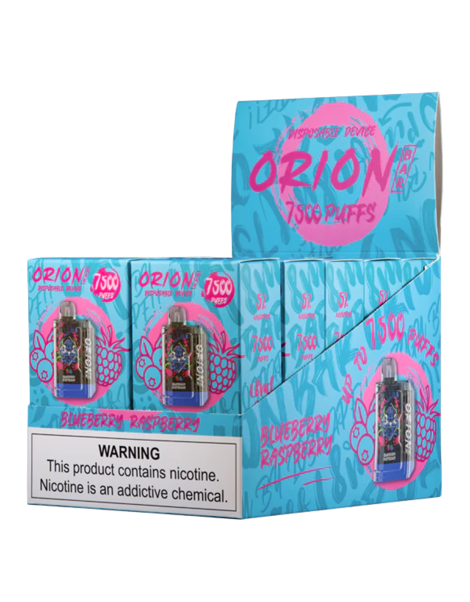 Orion Bar 7500 Puff - Blueberry Raspberry Box