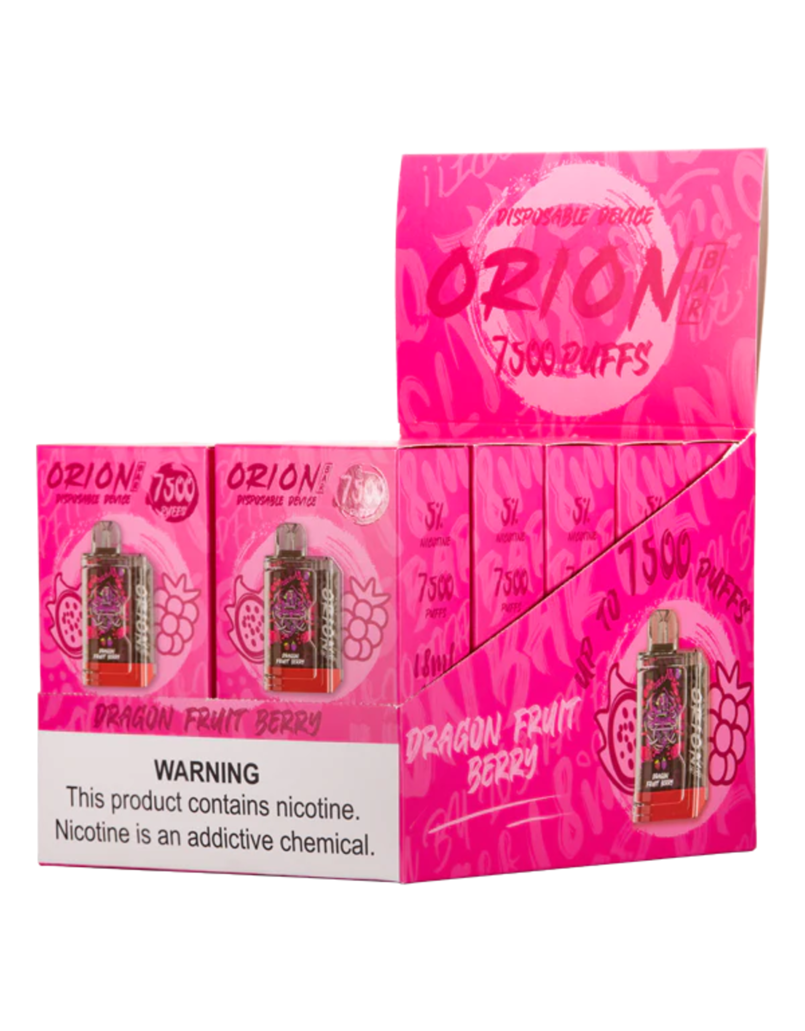 Orion Bar 7500 Puff - DragonFruit Berry Box