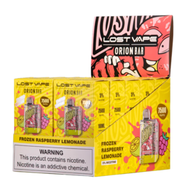 Orion Bar 7500 Puff - Frozen Raspberry Lemonade Box