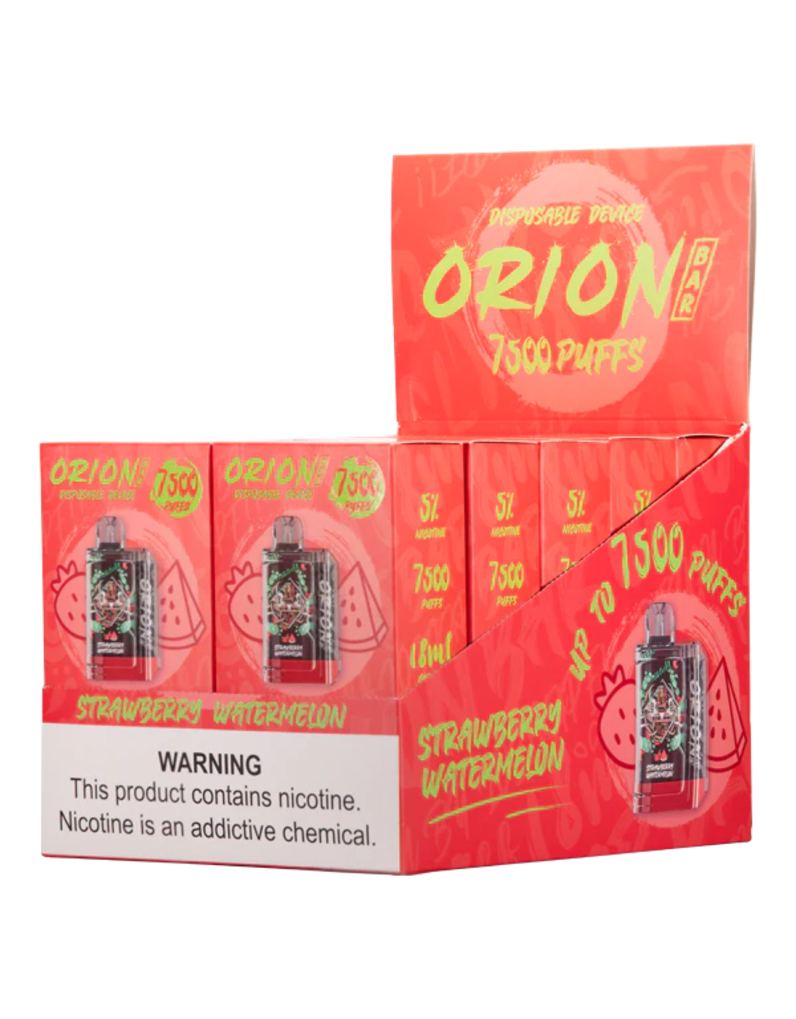 Orion Bar 7500 Puff - Strawberry Watermelon Box