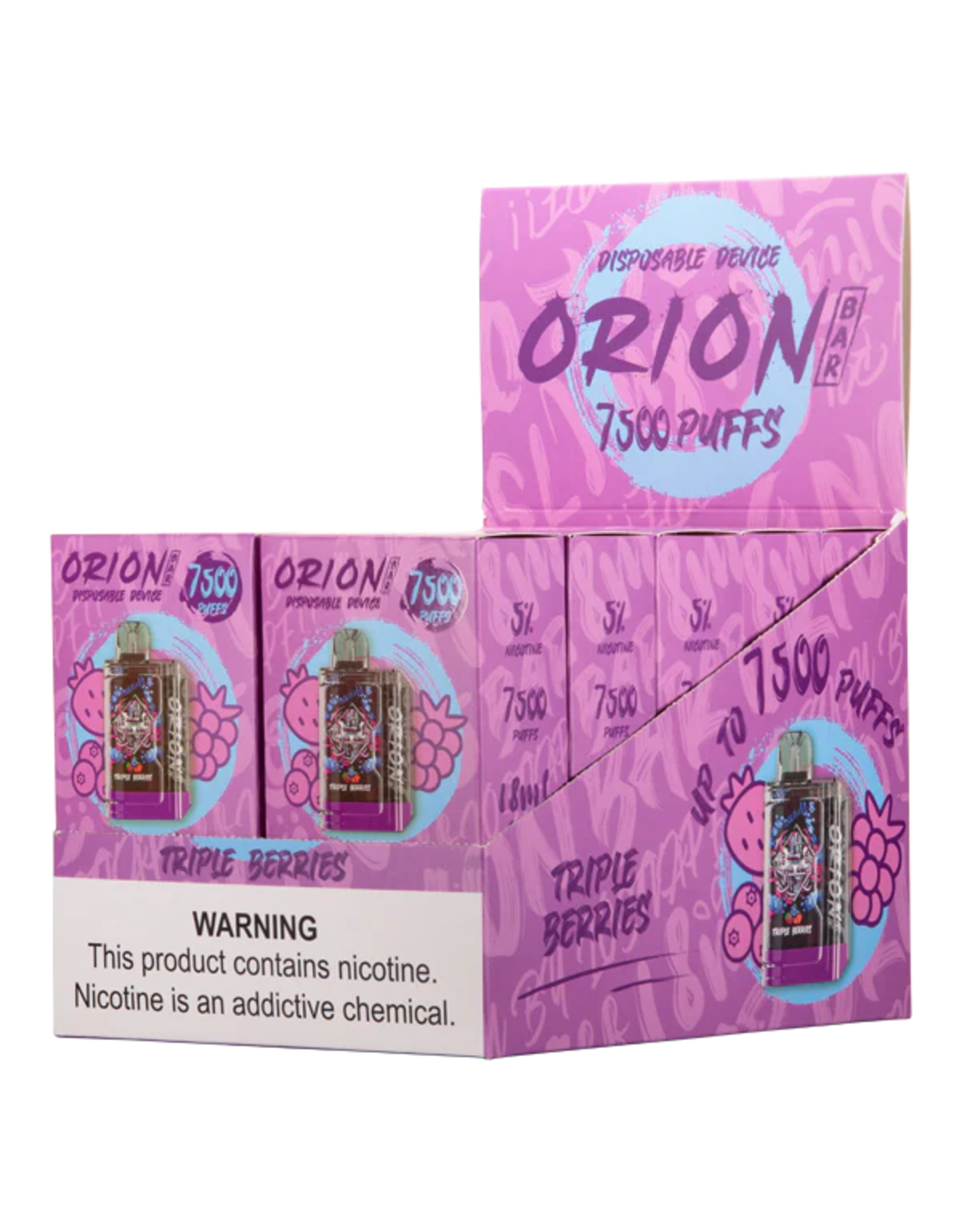 Orion Bar 7500 Puff - Triple Berries Box