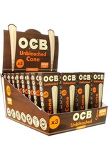 OCB OCB Virgin Unbleached Cone King Size Box 32ct