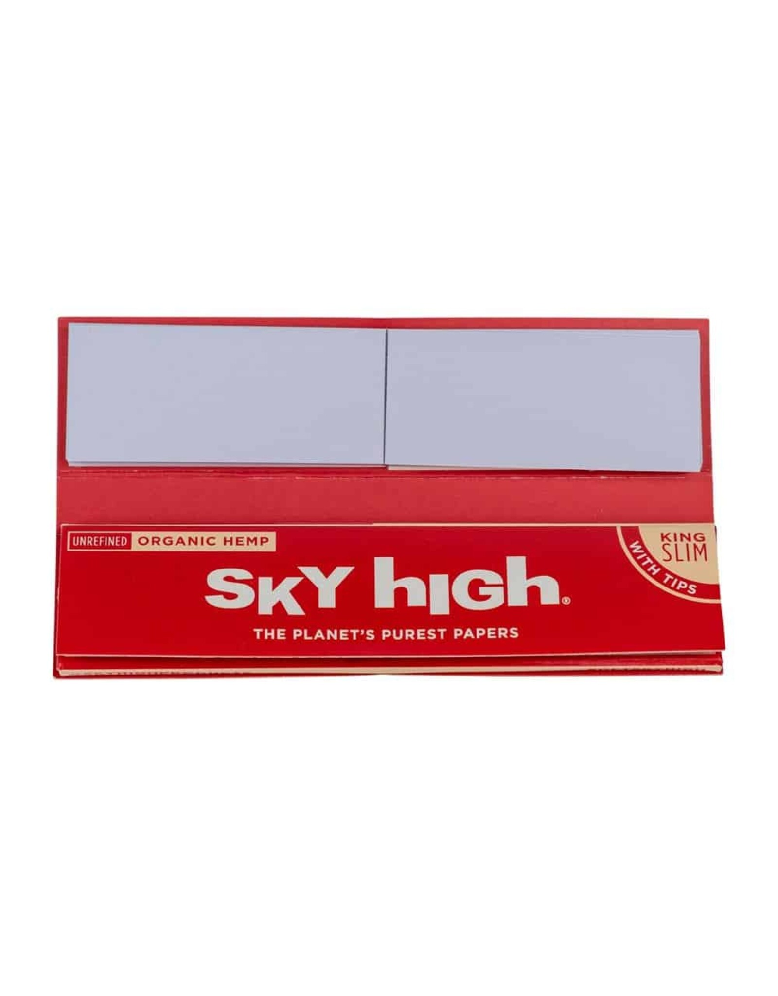 SkyHigh Sky High Organic Hemp Rolling Paper - King Slim w/ Tip