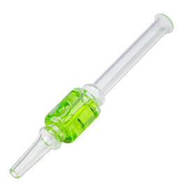 Pacific Pacific - Glycerine Melting Bubble Dab Straw - Jade Green