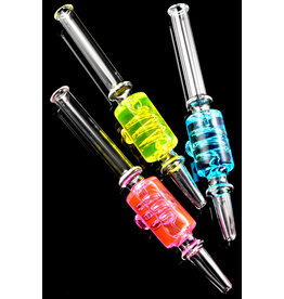 Pacific Pacific - Glycerine Melting Bubble Dab Straw - Pink