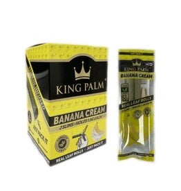King Palm King Palm Cones 2 Slims - Banana Cream 20ct box
