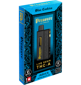 Pressure Pressure Live Resin THCA 6G Blue Cookies 5pk Box