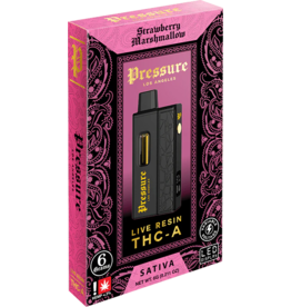 Pressure Pressure Live Resin THCA 6G Strawberry Marshmallow 5pk Box
