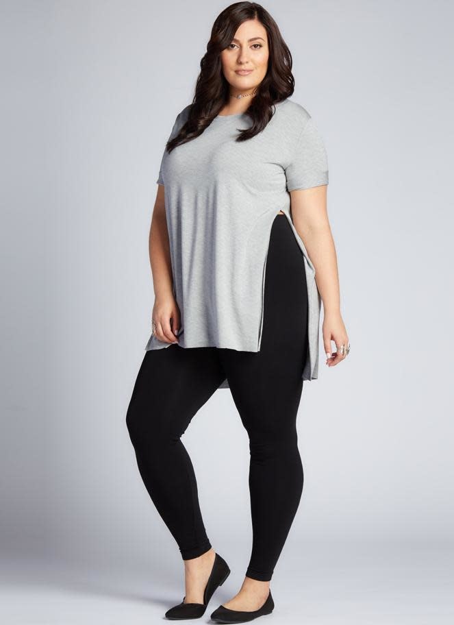 Bamboo Plus Size Full Length Legging - Bargain Beautique