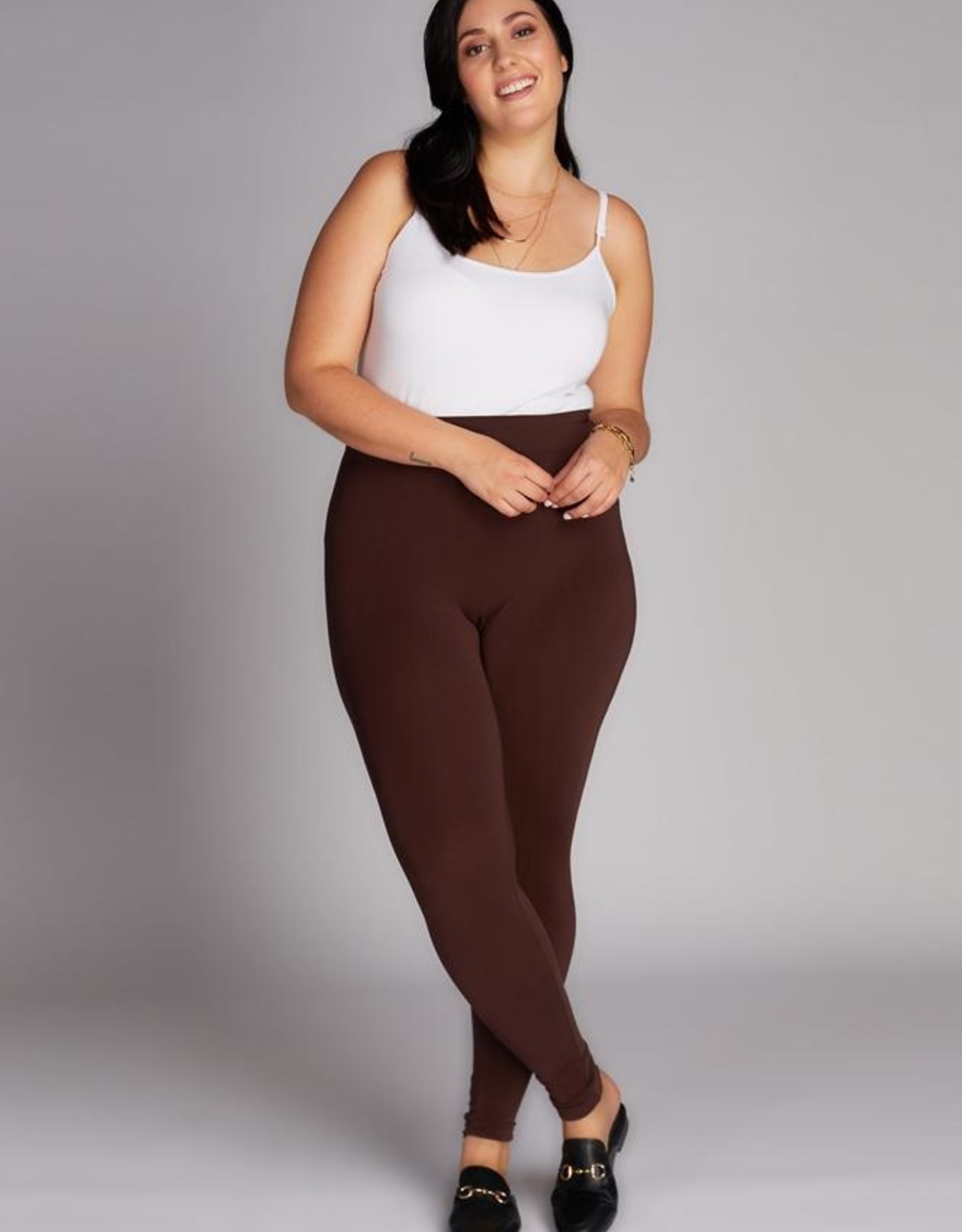 Bamboo Plus Size Legging 3/4 Length - The Art of Home
