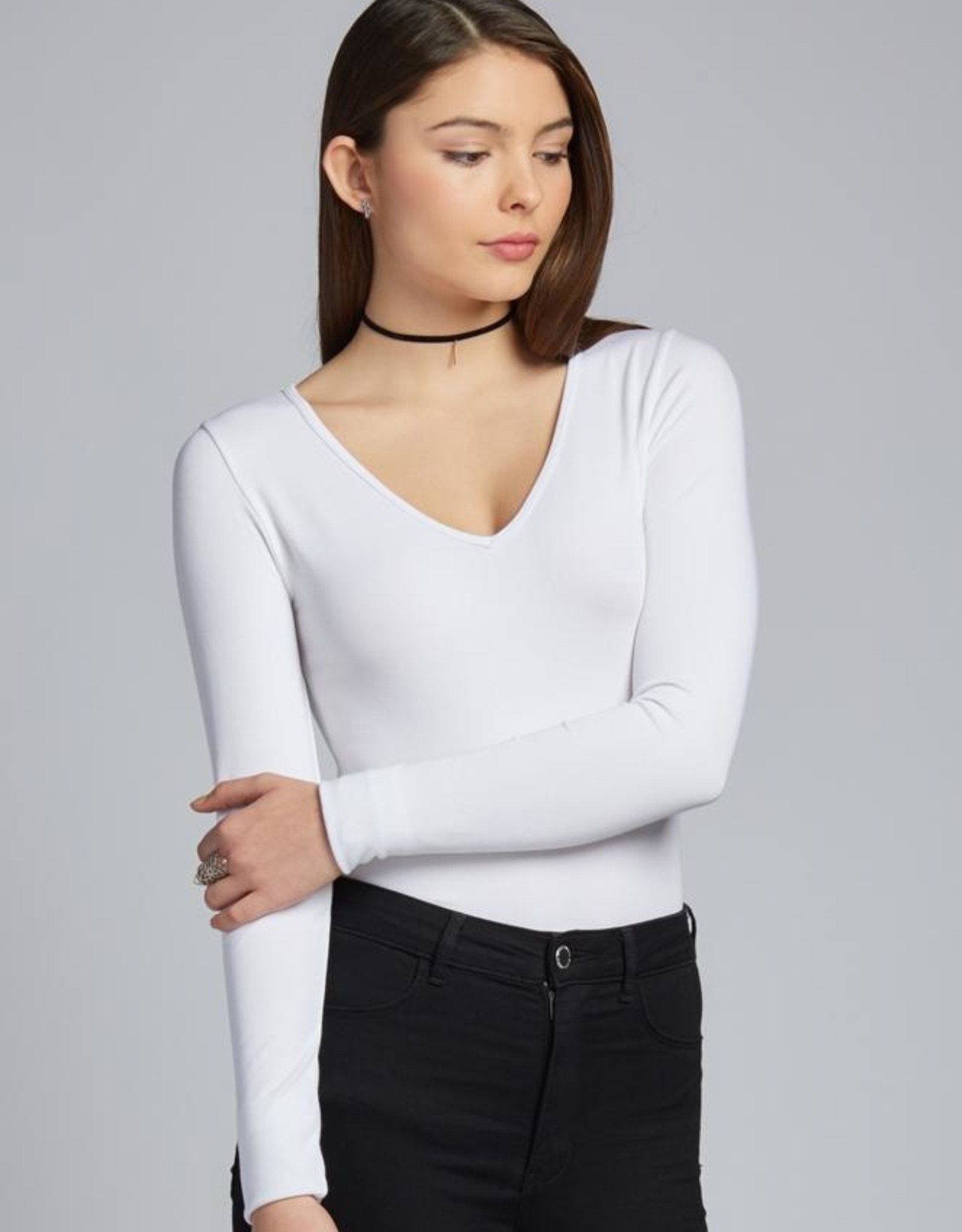 Bamboo V-Neck Top