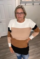 Colour Blocked Sweater Dress