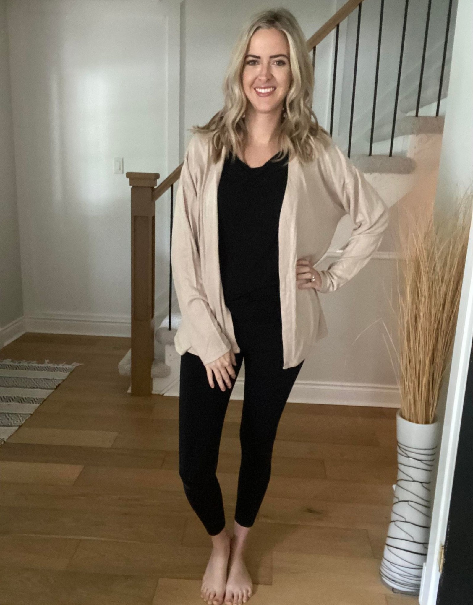 Rayon Soft Knit Open Cardigan - Bargain 