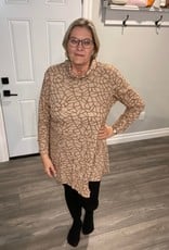 Papa Fashions Patterned Cowl Tunic