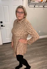 Patterned Cowl Tunic