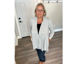 M and s grey cardigan sale
