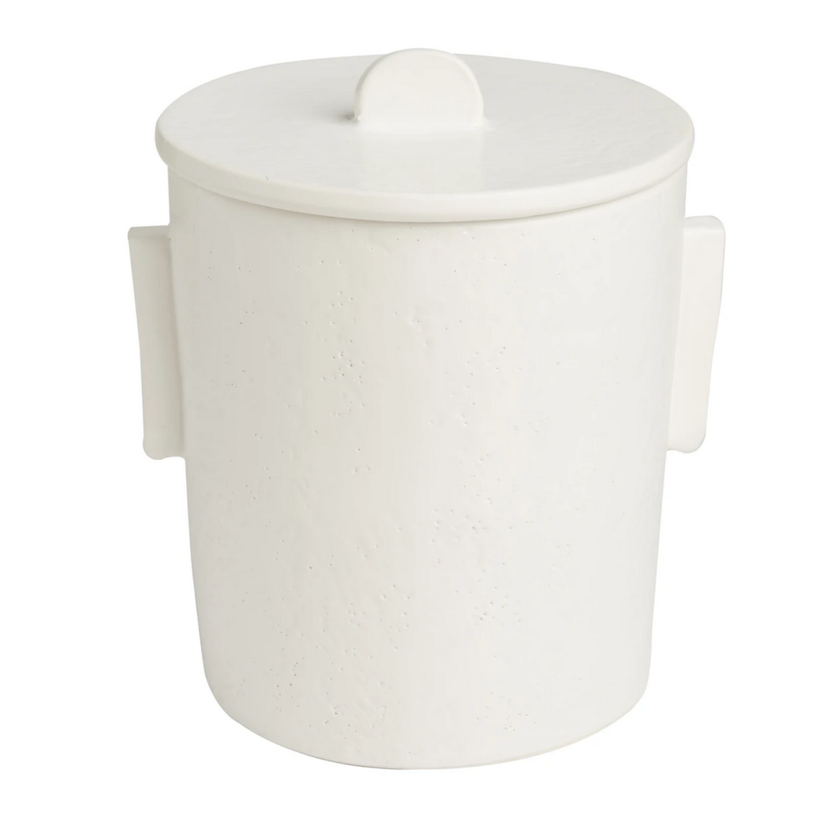 Ice Bucket, Matte White with Lid