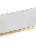 Marmo Marble Vanity Tray - White/Gold