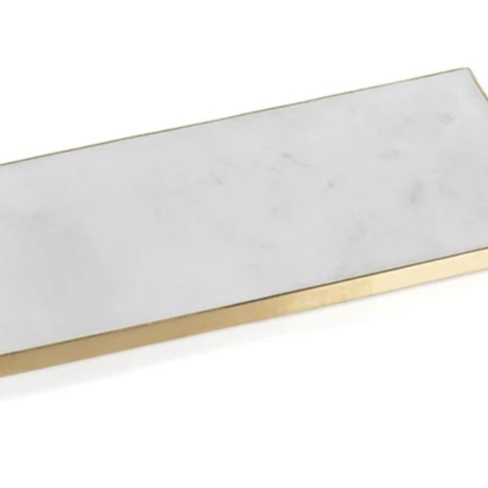 Marmo Marble Vanity Tray - White/Gold