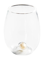 ABIGAILS SET OF 4     Golden Globe  Stemless Wine Glass