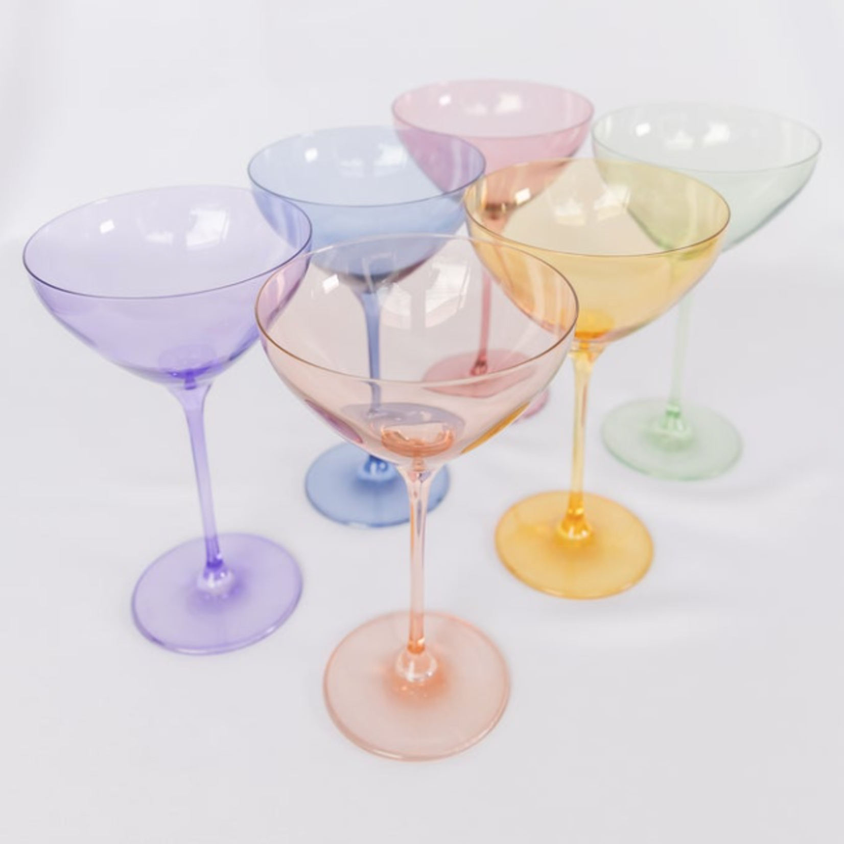 Colored Martini Glass