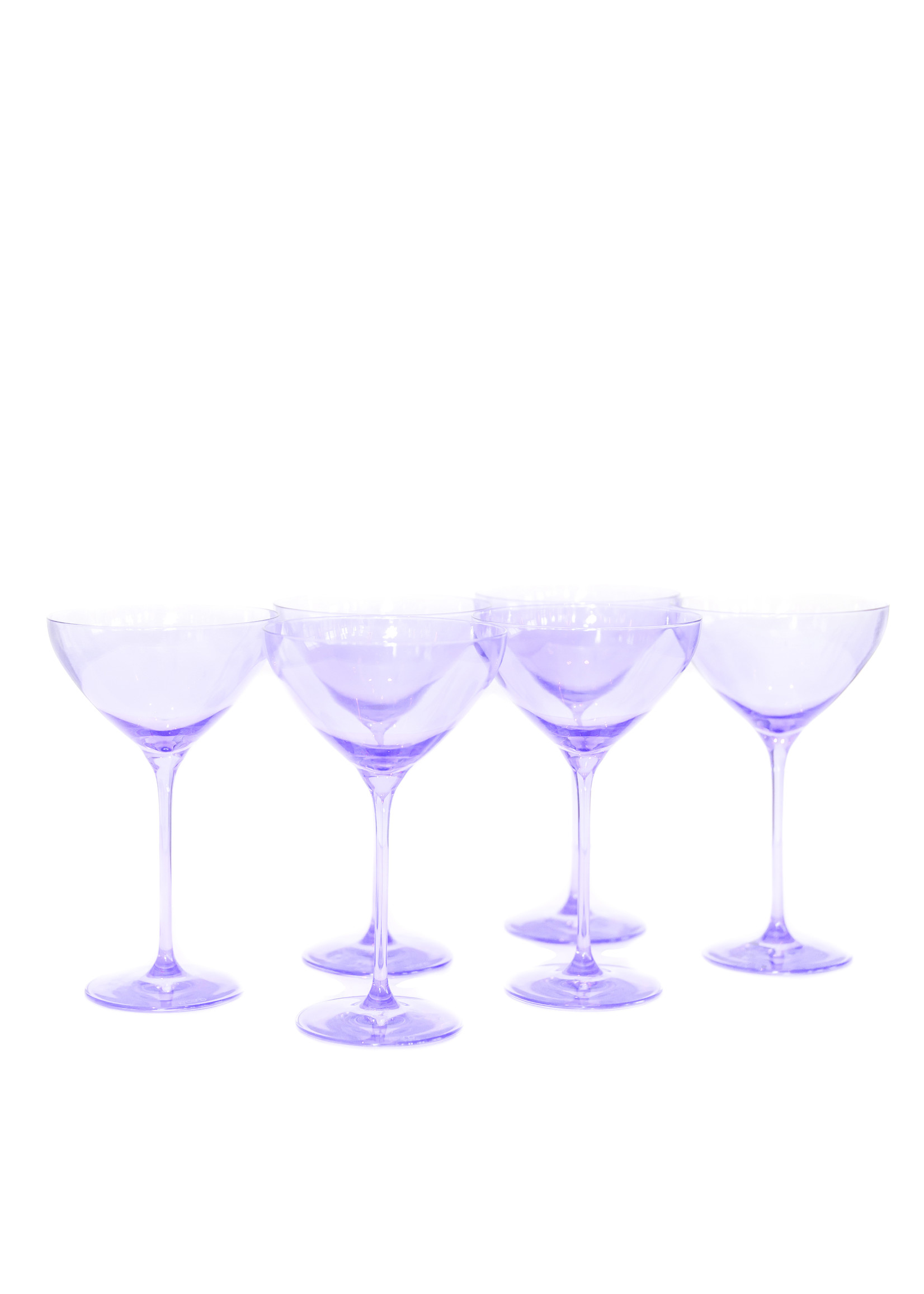 ESTELLE Colored Martini Glass