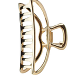 Open Shape Claw Clip - Gold