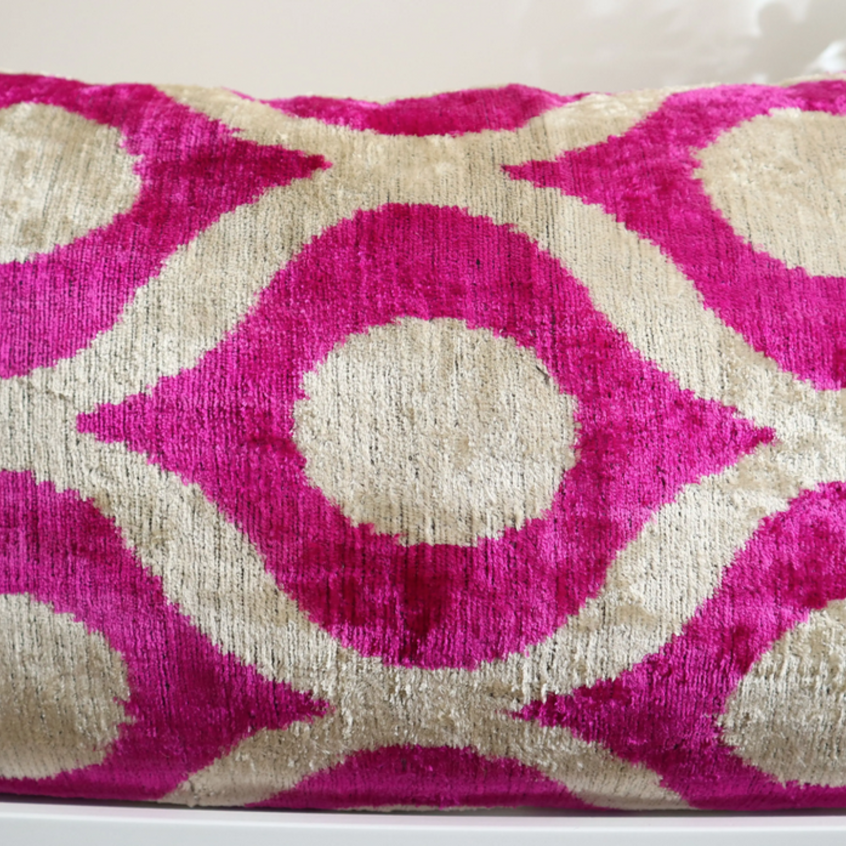 Ikat Pillow, 16" x 24"