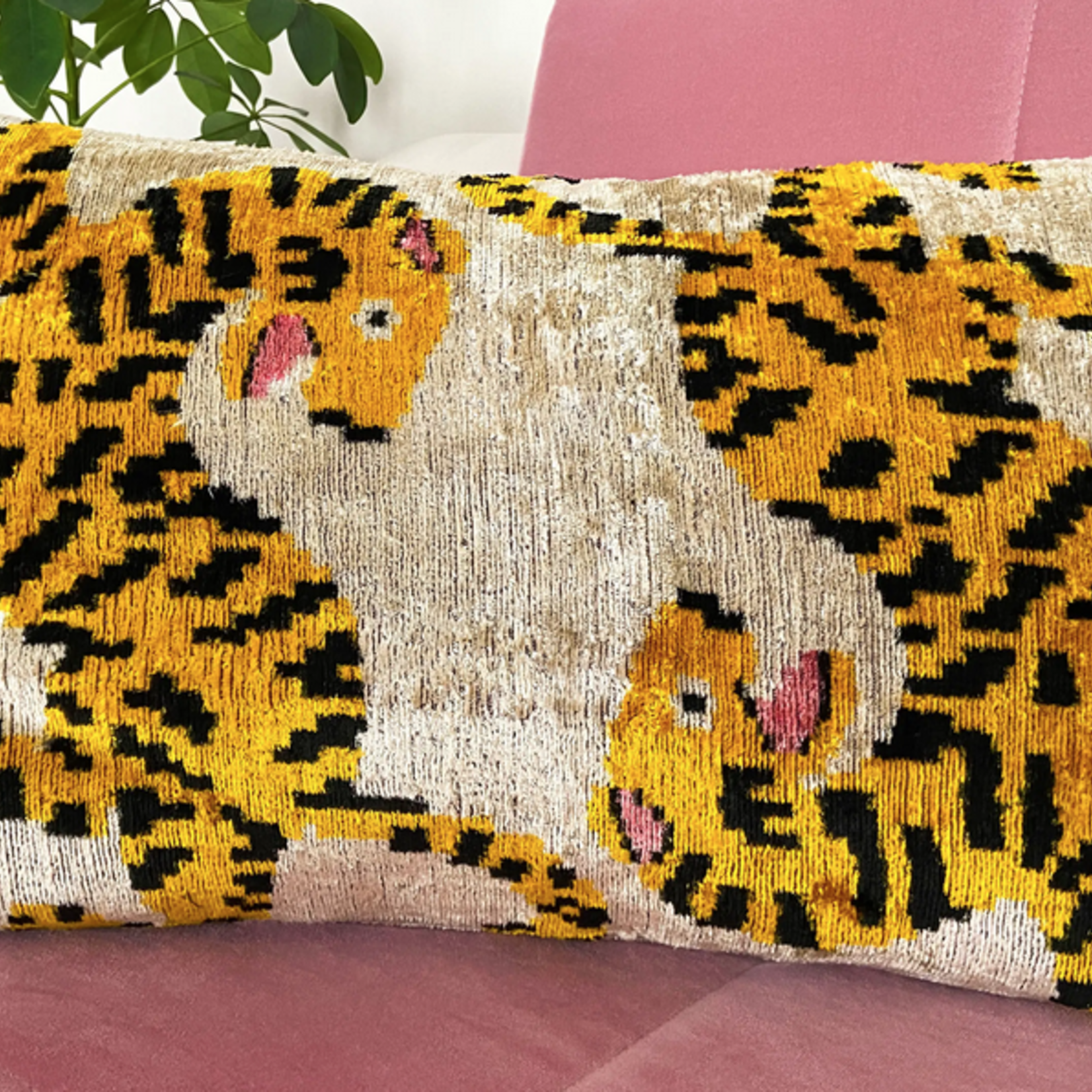 Ikat Pillow, 16" x 24"