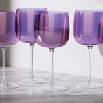 Aurora Wine Glass, Violet -SET/4