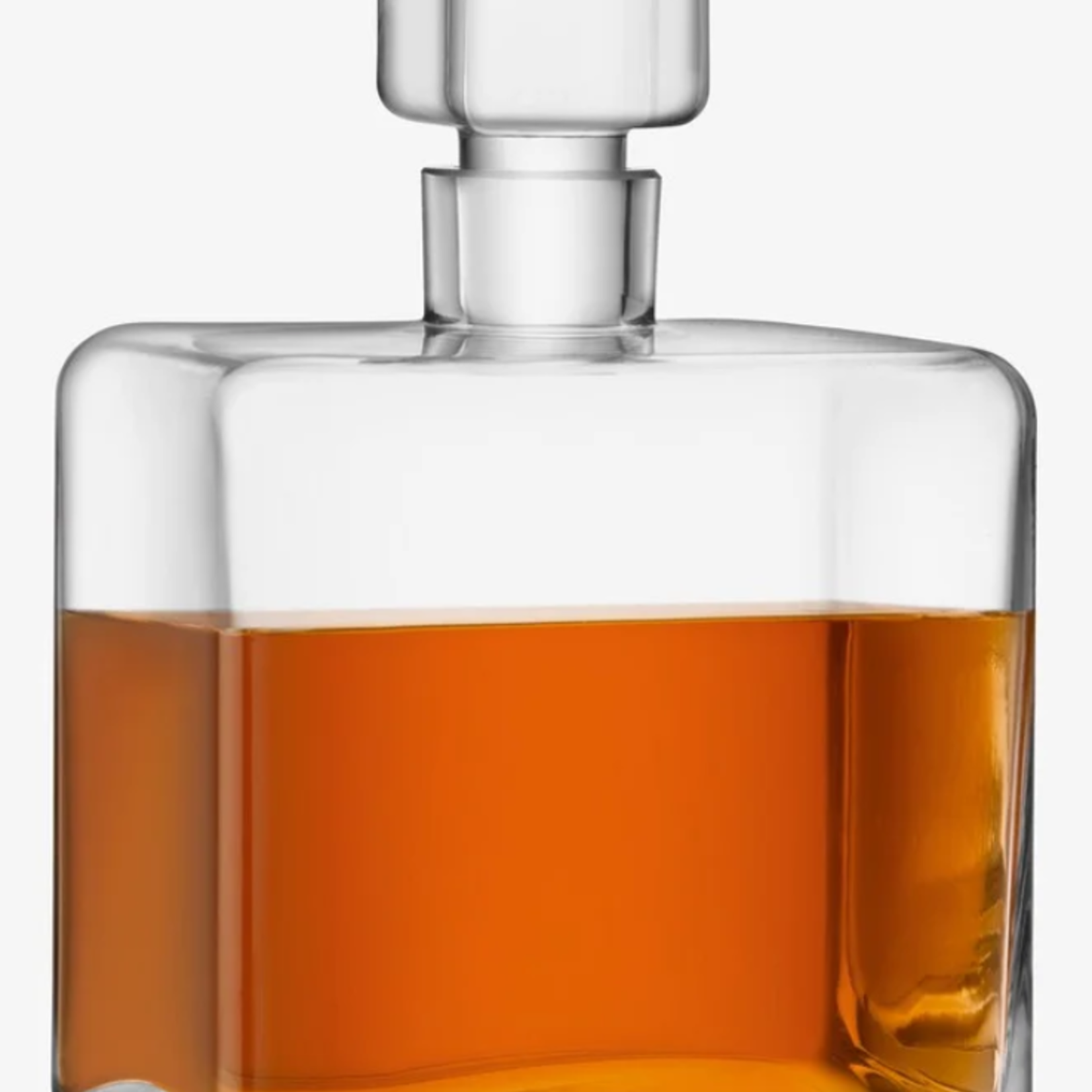 Cask Whisky Square Decanter, Clear