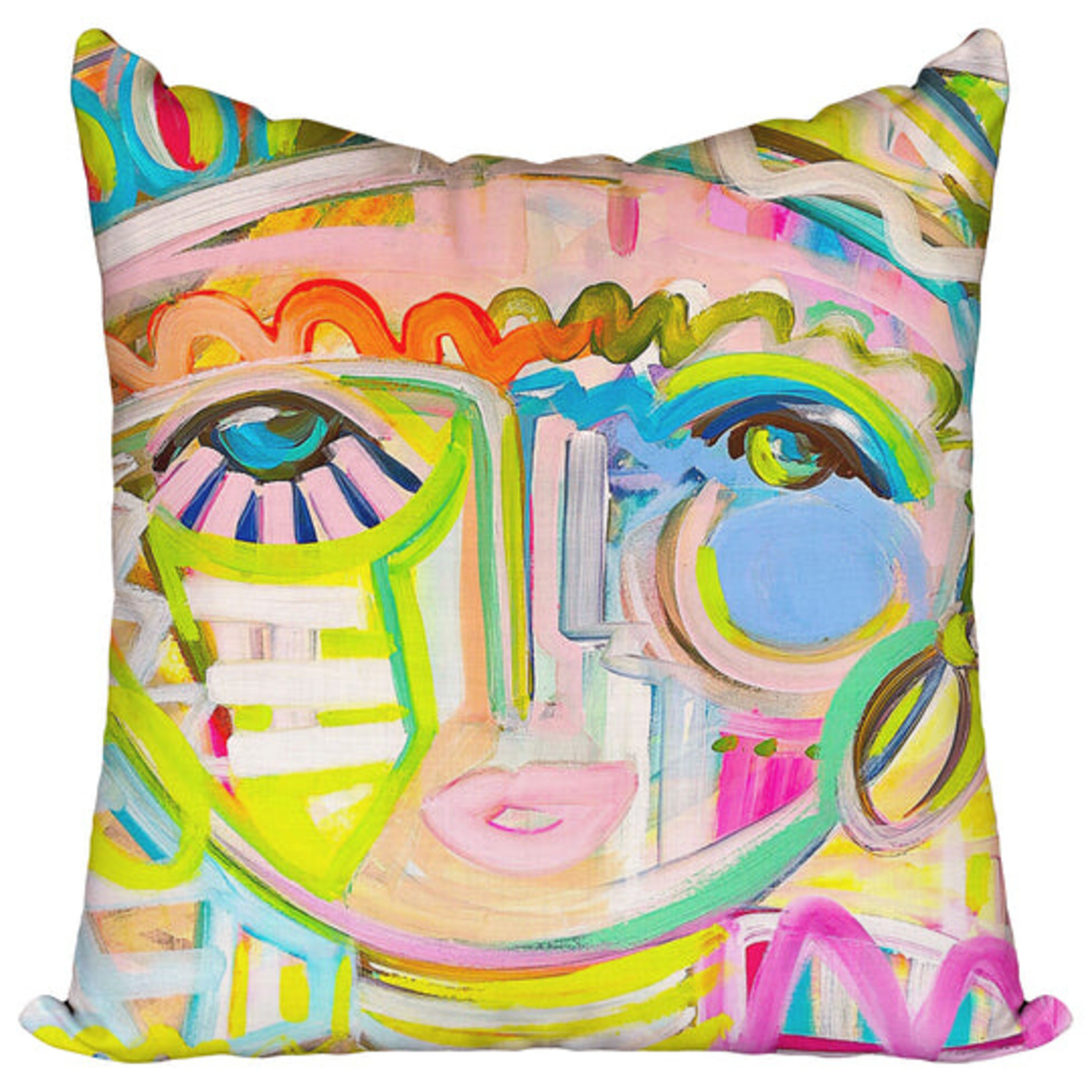 Chica Pillow w/ Down Insert, 22" x 22"