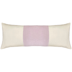 Laura Velvet Panel Pillow, Lavender 22x22