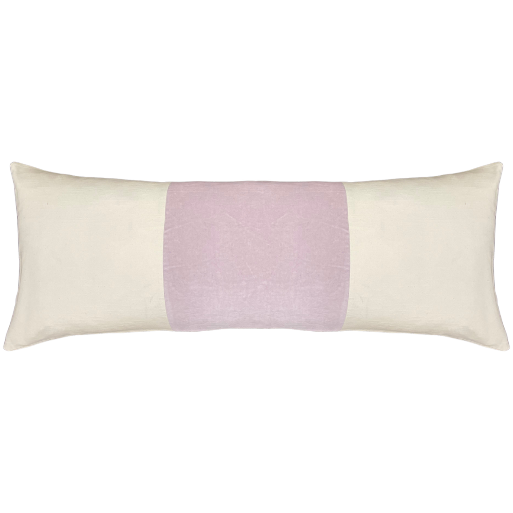 Laura Velvet Panel Pillow, Lavender 22x22