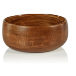 Gabonese Round Mango Bowl LG-Walnut Enamel