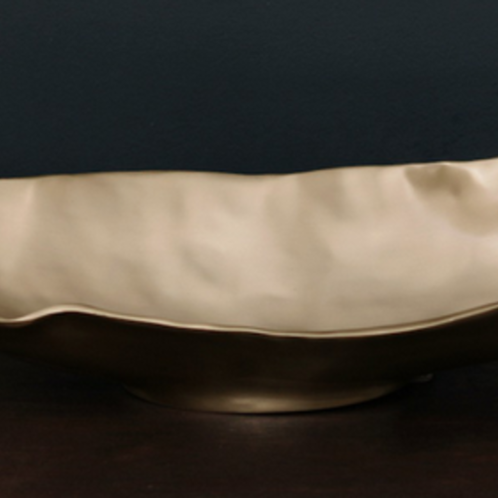 SIERRA MODERN Maia Medium Long Oval Bowl (Gold) Jade