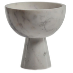 Shiraz White Footed Marble Bowl