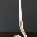 SIERRA MODERN Serpente 8" Candlestick (Gold)