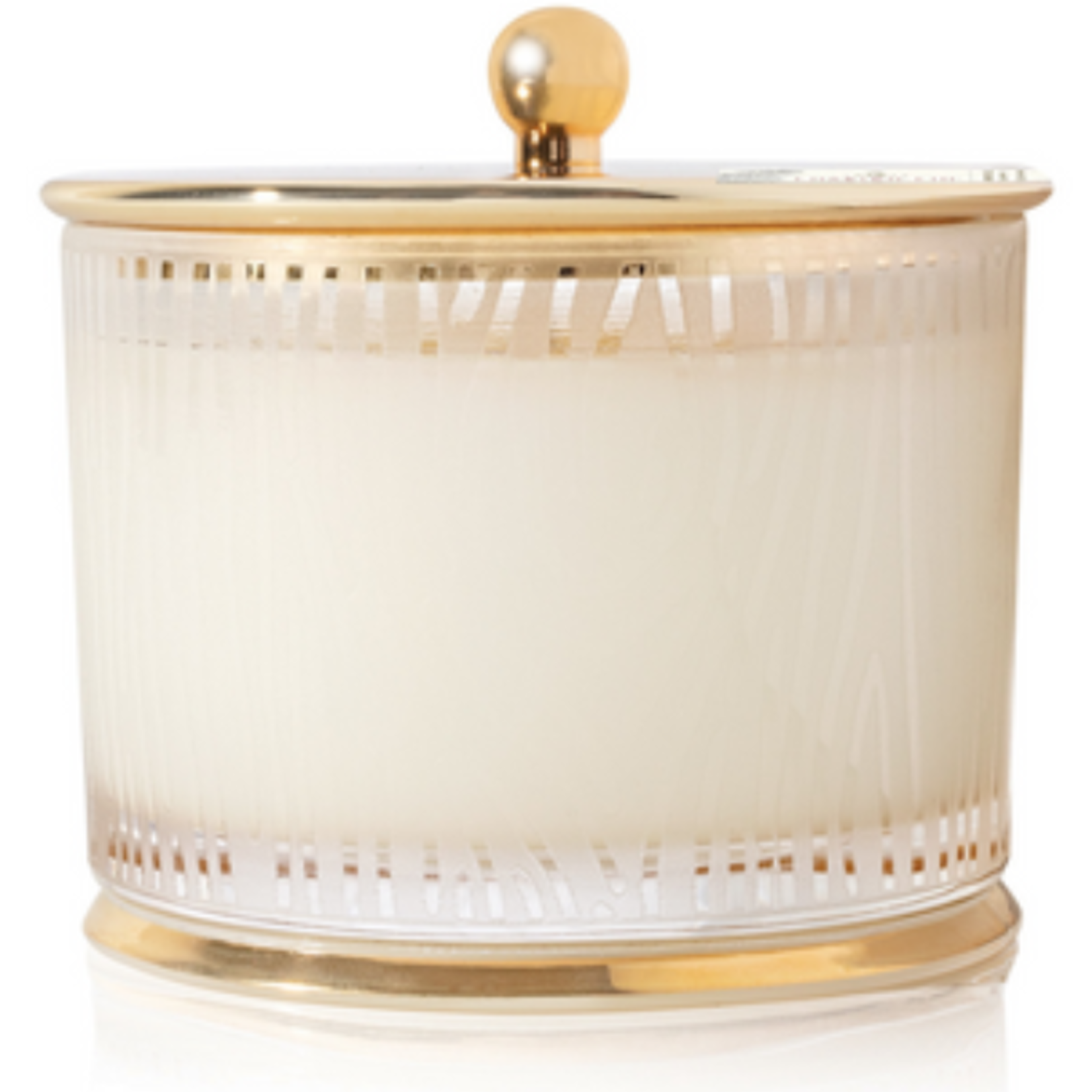 Frasier Fir Gilded Medium Poured Candle, Frosted Wood Grain