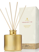 THYMES Frasier Fir Gilded Reed Diffuser, Petite Gold