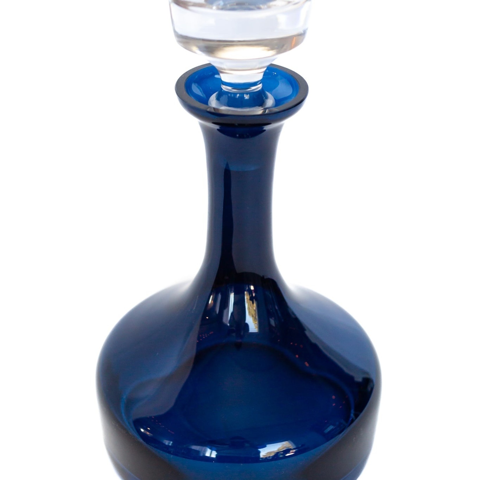 Colored Glass Decanter