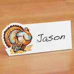 Thanksgiving Turkey Place Card - Pack of 12