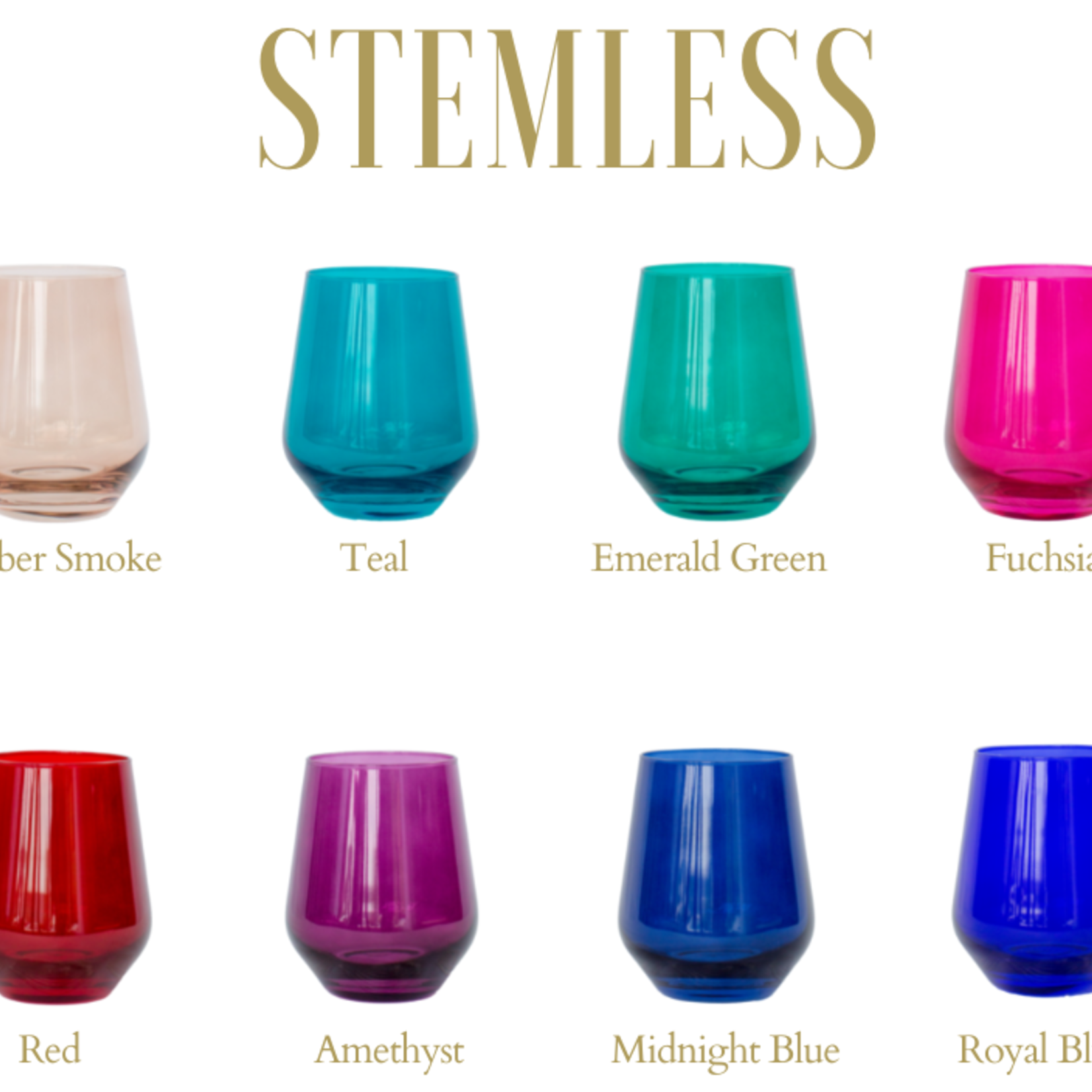 Colored Wine STEMLESS