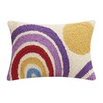 Needlepoint, Rainbow And Sun Hook Pillow