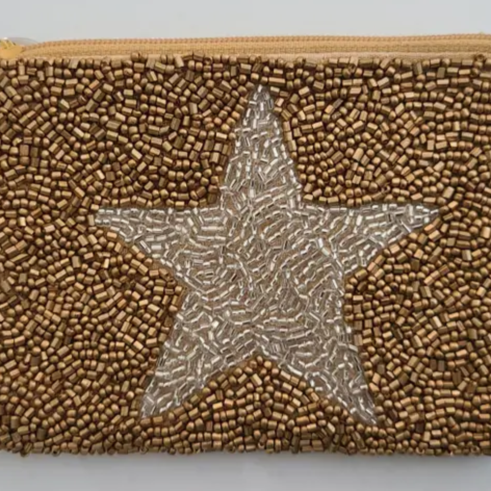 Beaded Zipper Pouch