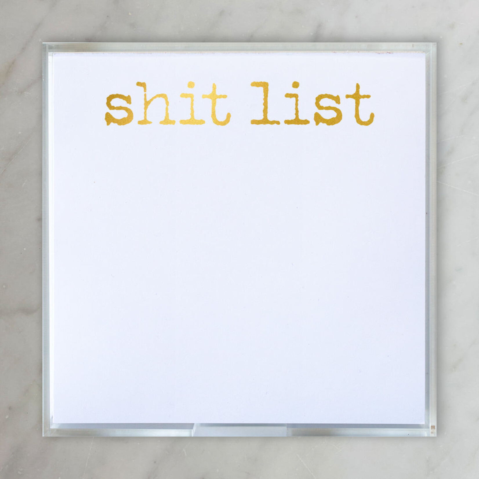 LUXE NOTEPAD Sm Square