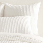 Comfy Cotton Quilted Sham Dove White Euro